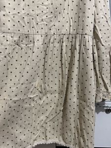 Polka Dot Dress with Lace Collar