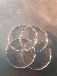 Silver Bangle Set