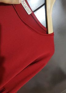 Maroon Top For Girl Or Woman 40 Bust