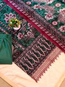 Elegant Green Printed Kurta Set