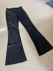 Zara Bootcut Leather Pants