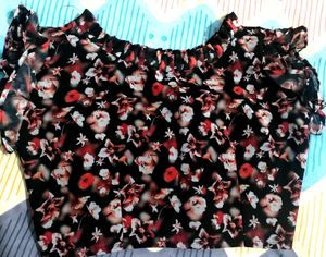 Floral Ruffle Blouse