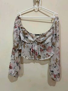 Floral Printed Deep Top