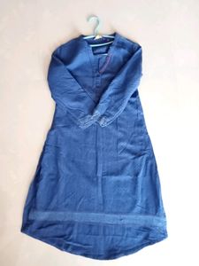 Blue Kurti, With Flaw Showed In Pic 6n7