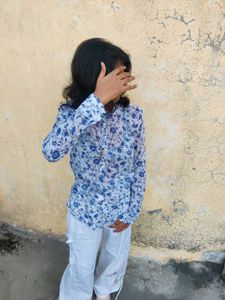ZARA Floral Print TOP/SHIRT/KURTI