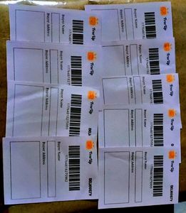 [20 shipping labels]