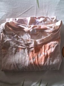 Orange Dye Boxy Top