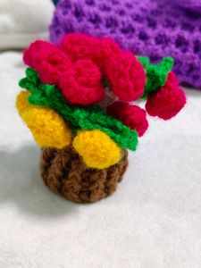 Crochet Rose Coaster
