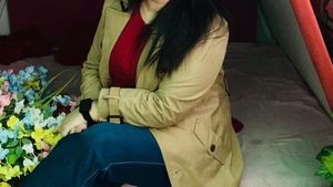 Stylish Tan Trench Coat