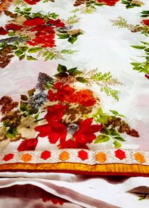 Floral Print Saree2