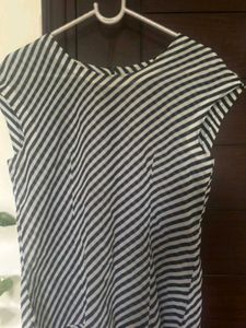 Striped Cap Sleeve Top