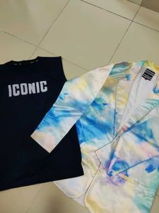 Iconic tshirt with coat 🧥!