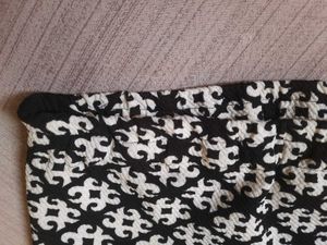 Patterned Mini Skirt