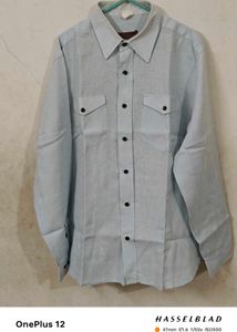 Branded Vintage Western Shirt - Light Blue