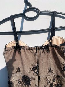 Unused Nude Colour Lacey Bodycon Dress