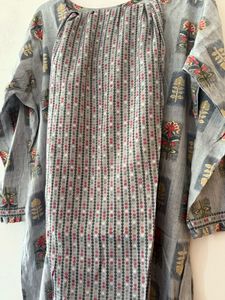 Floral Print Kurta