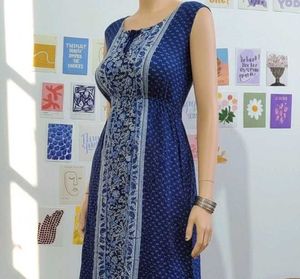 MAX ethnic Print Dress