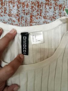 H&amp;M Ribbed Halter Top