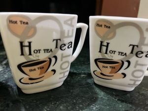 3 Hot Tea Mugs