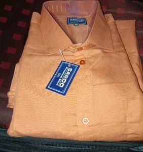 Peach Button-Down Shirt