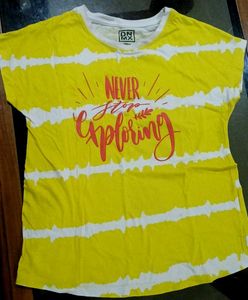 DN MX Yellow Tie Dye T-Shirt