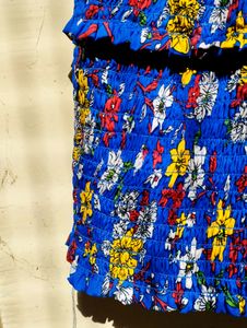 Sleeveless Tank Top | Blue Color|