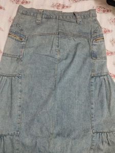 Vintage Denim Skirt