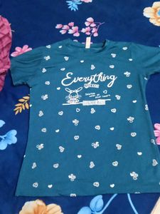 Cute Graphic Print Tee