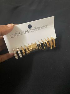 Gold Earring Set - New!