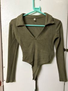 Olive Green Body Suit
