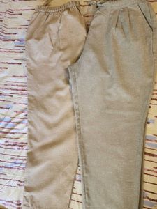 Cotton- Linen Trousers For Women