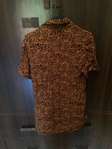 Leather Buttoned Dress