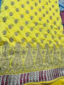 Chanderi Silk (all Over Stone Work)