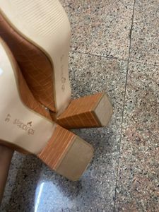 SALE! New Tan Block Heels
