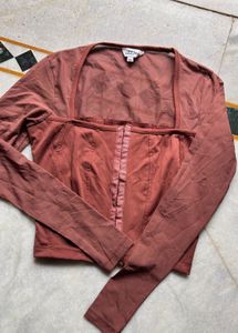 Brown Corset Top