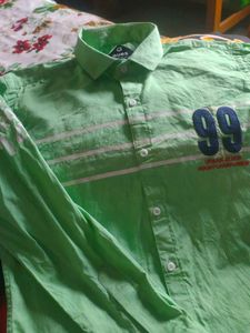 Green Casual Shirt