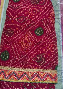 Bandhani pink saare