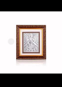 GIVA 999 Real Silver Ganpati Photo Frame