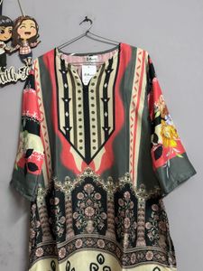 Printed Pakistani Salwar Kameez Suit With Dupatta