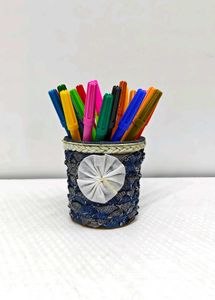 Denim Desk Organizer