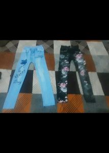 Floral Jeans Bundle - 2 Pairs