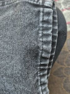 Zaara Black Wash Denim Jeans