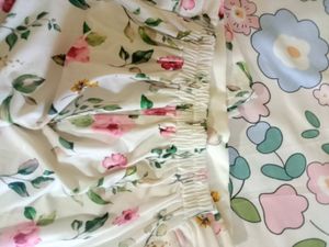 Floral Bootcut Trousers For Women