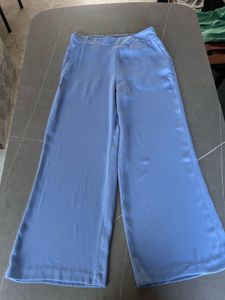 Blue Highwaist Trouser Fixed Price