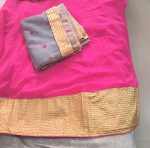 Elegant Chaniya Choli Material With Dupatta😍