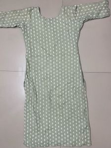 Sage Green Printed Kurta