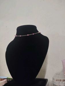 Pink Beaded Necklace