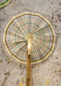 Bamboowala Handcrafted Bamboo Round Shape Folding