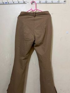 Flared Tan Pants