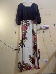 Printed Long Dress👗
